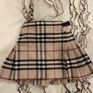 Burberry baby  girls skirt 6 months